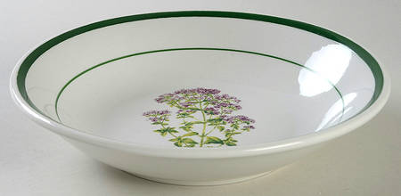 Herb Garden 8" Individual Pasta Bowl