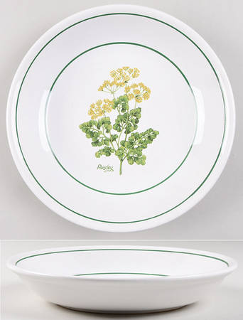 Herb Garden 9" Soup/Pasta Bowl
