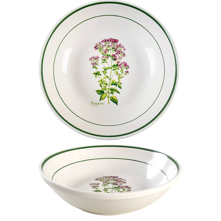 Herb Garden 12" Pasta Serving Bowl