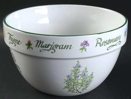 Herb Garden 9" Mixing Bowl