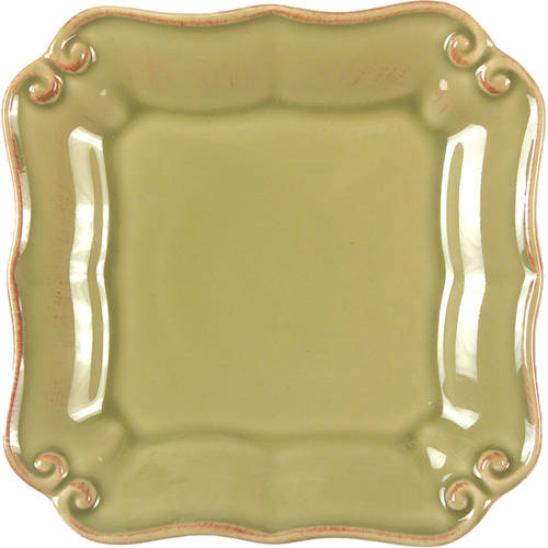 Vintage Port Green Square Bread & Butter Plate