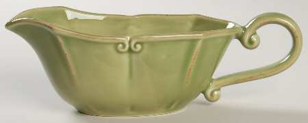 Vintage Port Green Gravy Boat