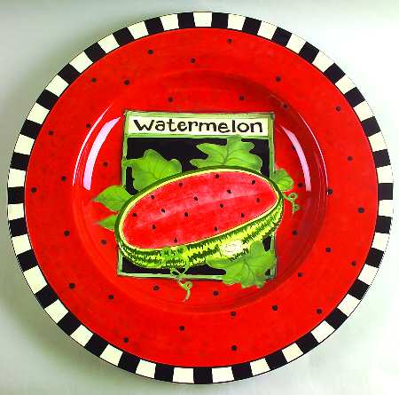 Seed Packet 16" Chop Plate (Round Platter)