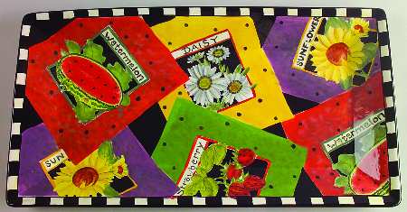 Seed Packet 18" Rectangular Serving Platter