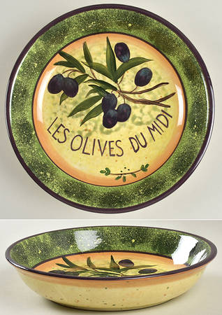 Garden of Olives 9" Individual Pasta Bowl