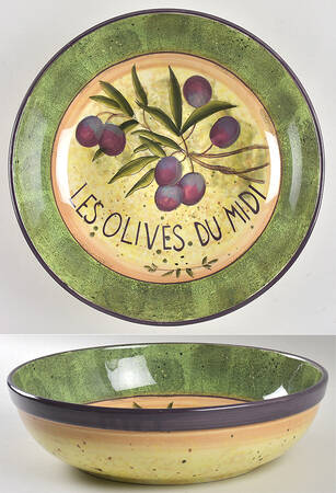 Garden of Olives 13" Pasta Serving Bowl