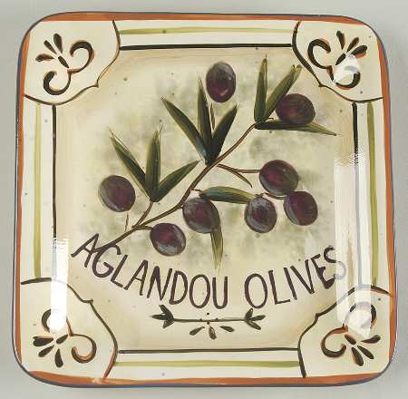 Garden of Olives Salad/Dessert Plate