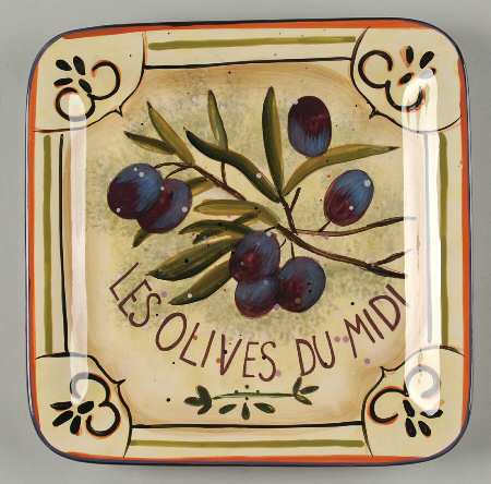 Garden of Olives Salad/Dessert Plate