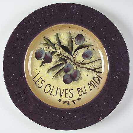Garden of Olives 16" Chop Plate (Round Platter)