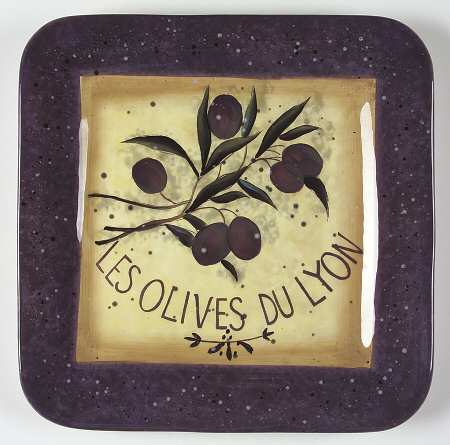 Garden of Olives Dinner Plate
