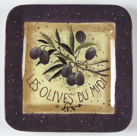 Garden of Olives Dinner Plate