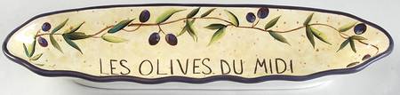 Garden of Olives Bread Tray