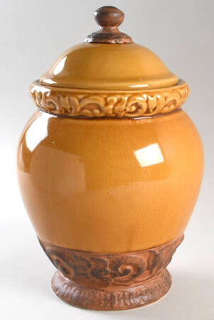 Florentine Gold Large Canister & Lid