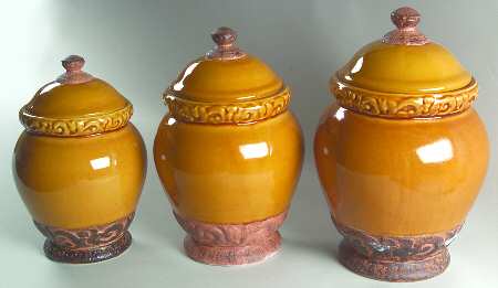 Florentine Gold (3 Piece) Canister Set (Box Set)