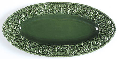 Florentine Green 20" Fish Platter