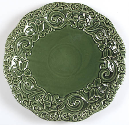 Florentine Green 16" Chop Plate (Round Platter)