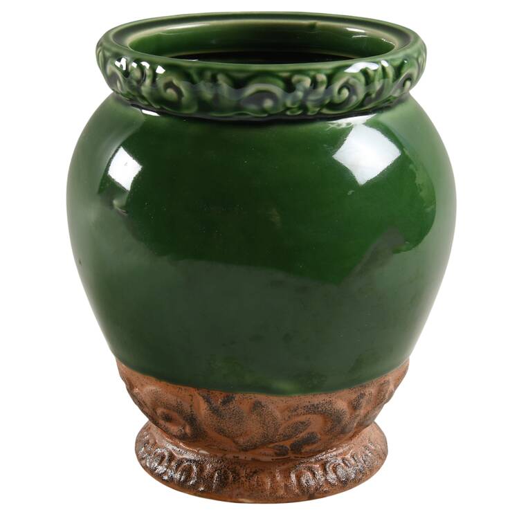 Florentine Green Small Canister No Lid