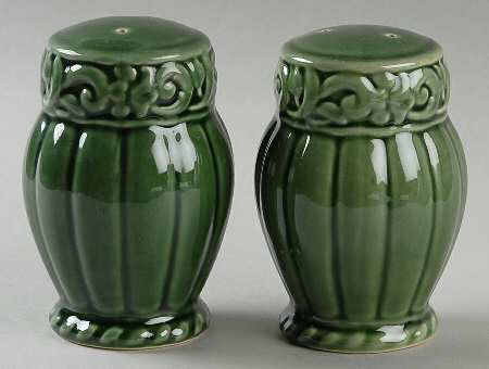 Florentine Green Salt & Pepper Set