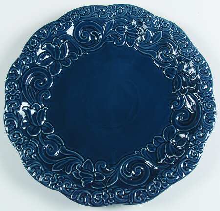 Florentine Blue 16" Chop Plate (Round Platter)
