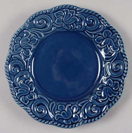Florentine Blue Salad/Dessert Plate