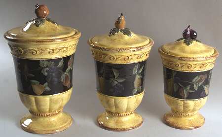 Pompeii (3 Piece) Canister Set (Box Set)
