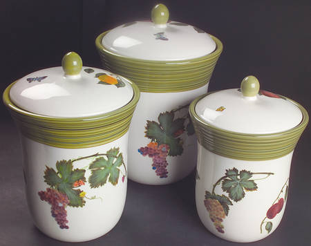 Vintage Orchard (3 Piece) Canister Set (Box Set)
