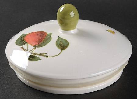 Vintage Orchard Lid for Small Canister