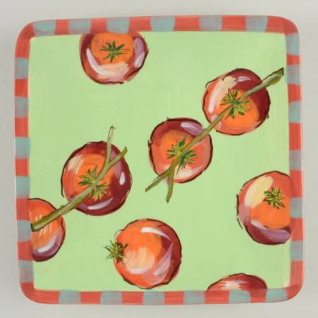 Gaspacho Salad/Dessert Plate