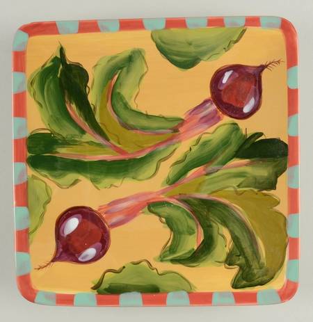 Gaspacho Salad/Dessert Plate
