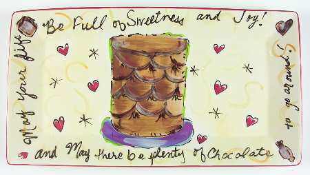 Sweets 18" Rectangular Serving Platter