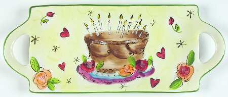Sweets 16'' Rectangular Tray