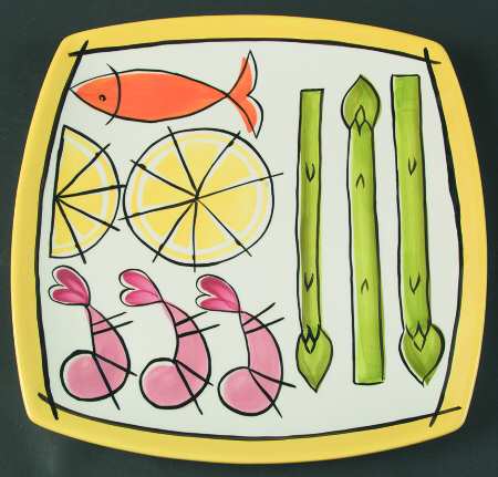 Appetizer 13" Square Serving Platter