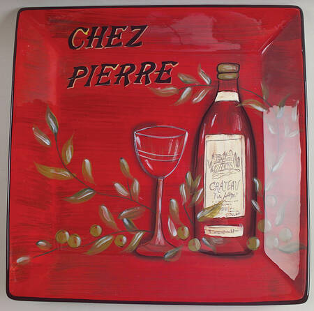 Olivia 13" Square Serving Platter