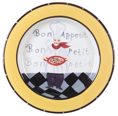 Gourmet Chef Dinner Plate