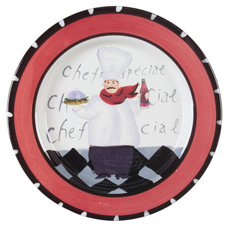Gourmet Chef Dinner Plate