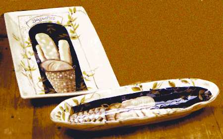 Bon Appetit Bread 18" Rectangular Serving Platter