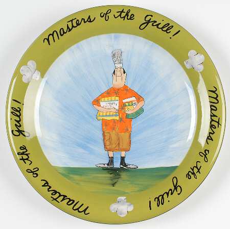 Masters of the Grill Dinner Plate