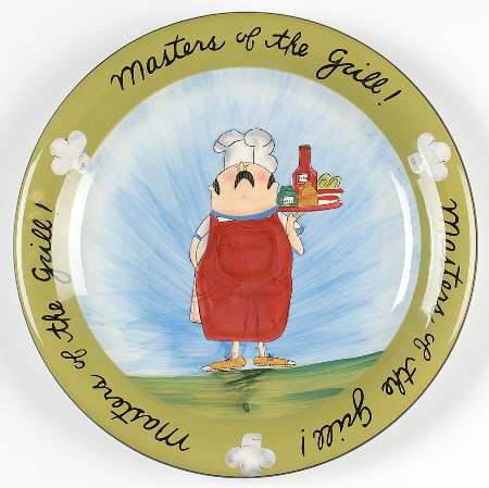 Masters of the Grill Dinner Plate