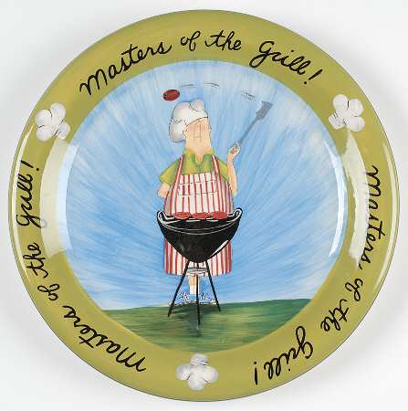 Masters of the Grill Dinner Plate