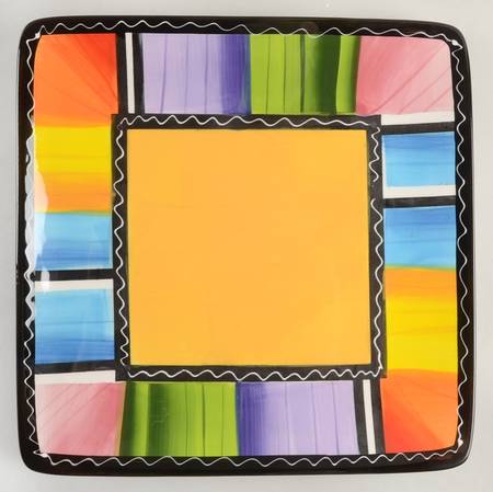 Serape Square Dinner Plate