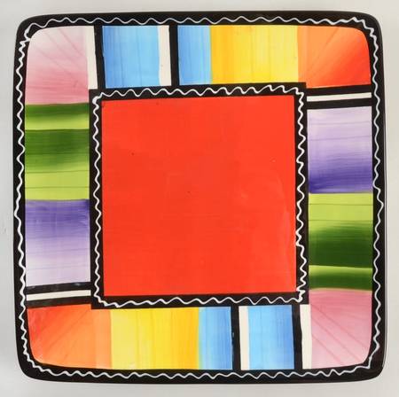 Serape Square Dinner Plate