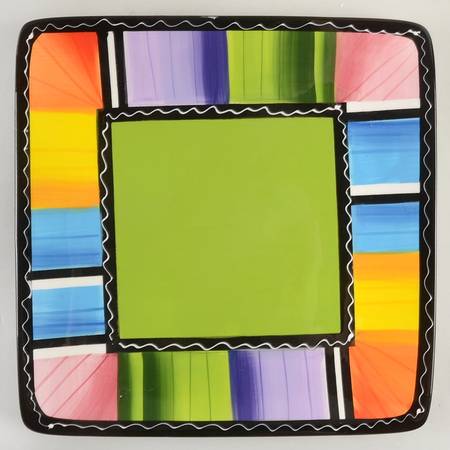 Serape Square Dinner Plate