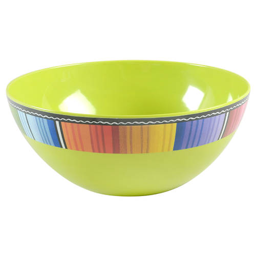 Serape Large Melamine Serving Bowl