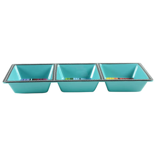 Serape Melamine 3-Part Relish