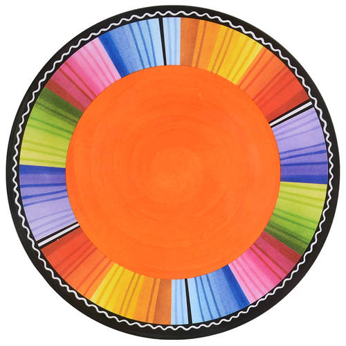 Serape Melamine Salad/Dessert Plate