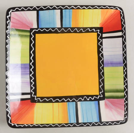 Serape Dessert Luncheon Plate