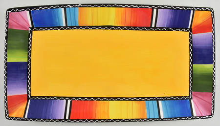 Serape 18" Rectangular Serving Platter