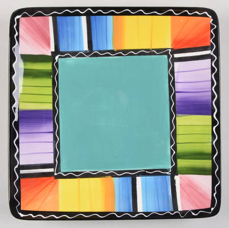 Serape Dessert Luncheon Plate