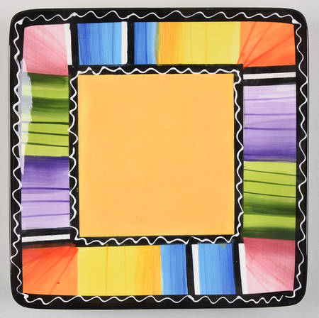 Serape Dessert Luncheon Plate