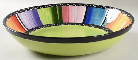Serape 13" Pasta Serving Bowl